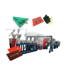 Factory Supply PVC Cushion Door Mat Carpet Production Line/Plastic Floor Mat Making Machine